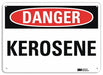Danger Sign 7 in x 14 in Aluminum