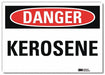 Danger Sign 10 in x 14 in Rflct Sheeting