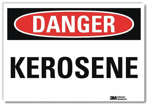 Danger Sign 10 in x 14 in Rflct Sheeting