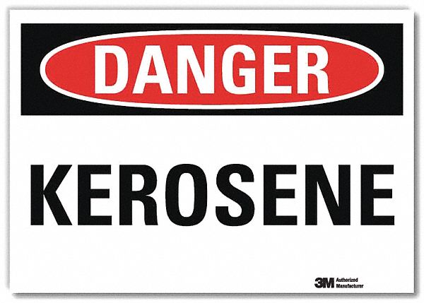Danger Sign 10 in x 14 in Rflct Sheeting