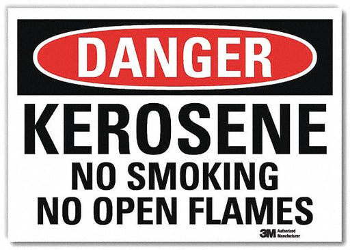Danger Sign 5 in x 7 in Rflct Sheeting