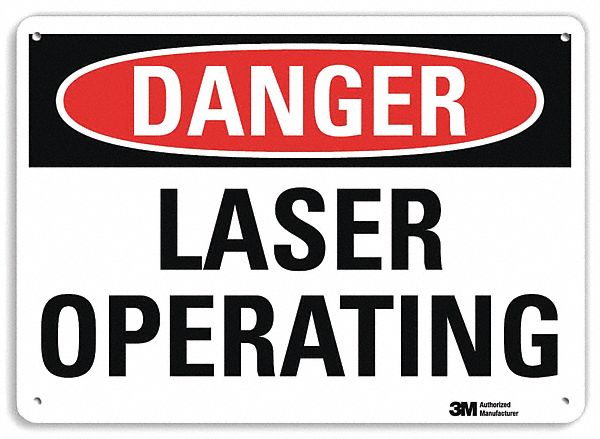 Danger Sign 7 in x 14 in Aluminum