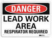 Danger Sign 7 in x 10 in Aluminum