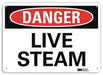 Danger Sign 7 inx10 in Plastic