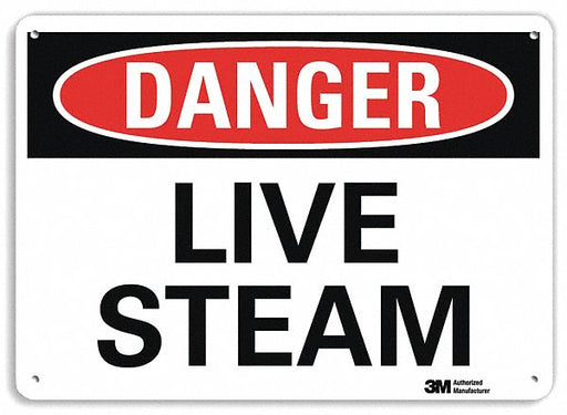 Danger Sign 7 inx10 in Plastic