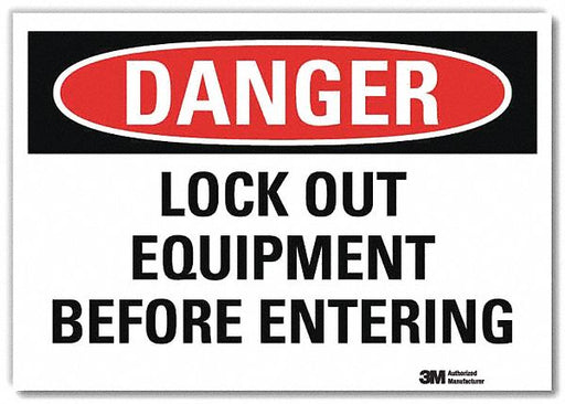 Danger Sign 7inx10in Reflective Sheeting