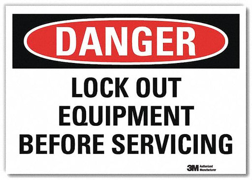 Danger Sign 10inx14in Reflctv Sheeting