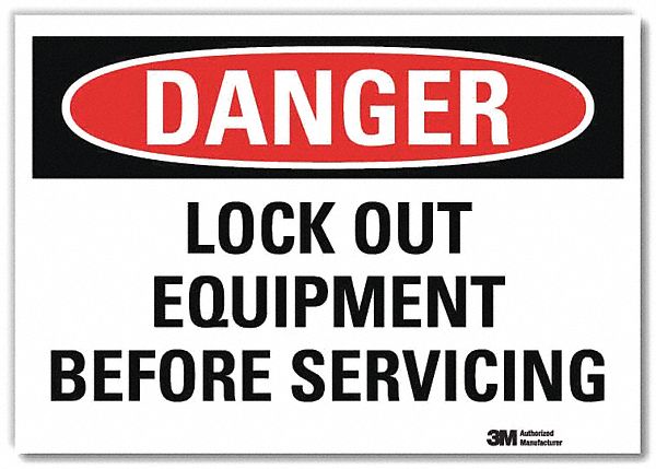 Danger Sign 10inx14in Reflctv Sheeting