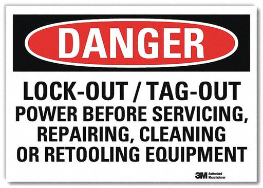 Danger Sign 7inx10in Reflective Sheeting