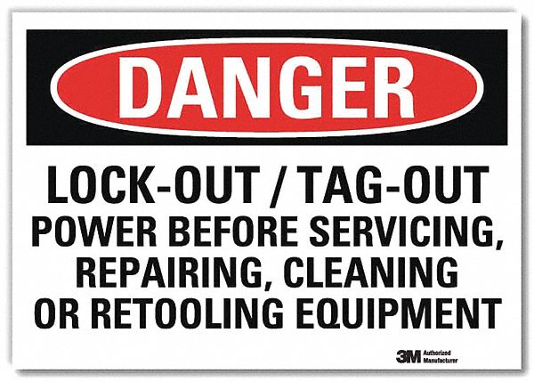 Danger Sign 7inx10in Reflective Sheeting
