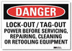 Danger Sign 10inx14in Reflctv Sheeting