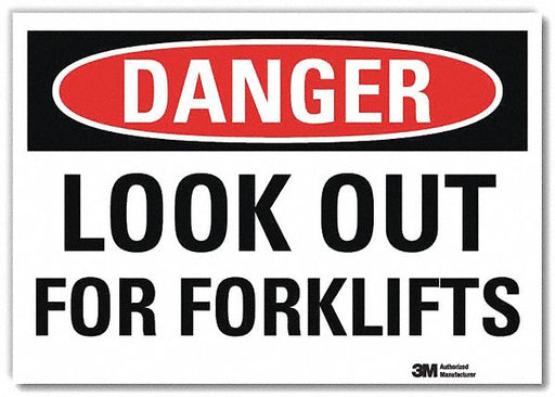 Danger Sign 10 in x 14 in Rflct Sheeting