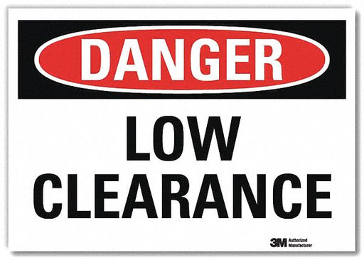 Danger Sign 10 in x 14 in Rflct Sheeting