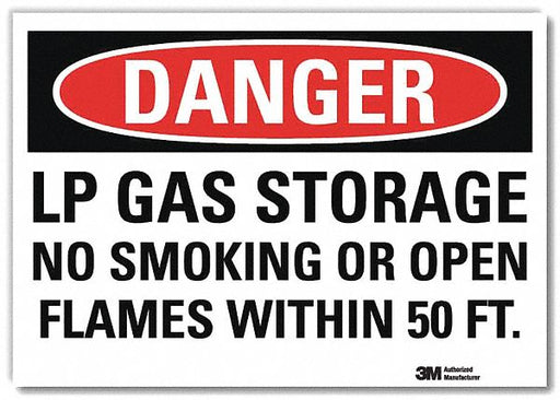 Danger Sign 7inx10in Reflective Sheeting