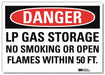 Danger Sign 10inx14in Reflctv Sheeting