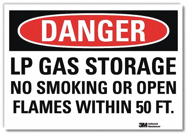 Danger Sign 10inx14in Reflctv Sheeting