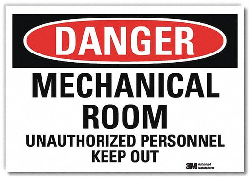 Danger Sign 10inx14in Reflctv Sheeting