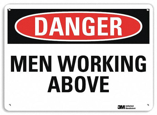 Danger Sign 7 inx10 in Plastic