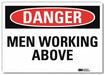 Danger Sign 7 in x 10 in Rflct Sheeting