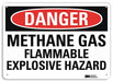 Danger Sign 7 in x 10 in Plastic