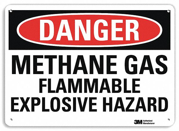 Danger Sign 10 in x 14 in Plastic