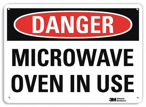 Danger Sign 7 in x 14 in Aluminum