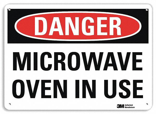 Danger Sign 7 in x 10 in Aluminum