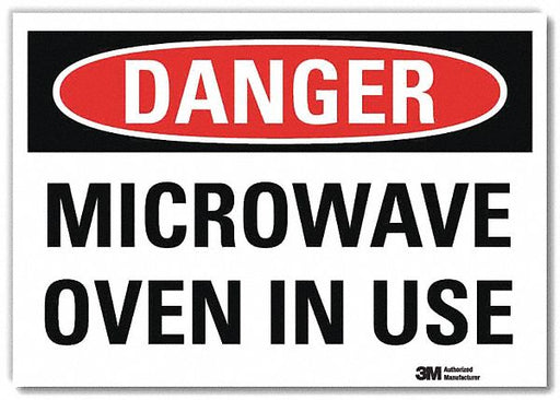 Danger Sign 7 in x 10 in Rflct Sheeting