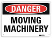 Danger Sign 7 inx10 in Plastic