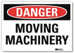 Danger Sign 10 in x 14 in Rflct Sheeting