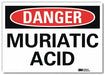 Danger Sign 10 in x 14 in Rflct Sheeting