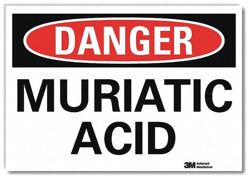 Danger Sign 7inx10in Reflective Sheeting