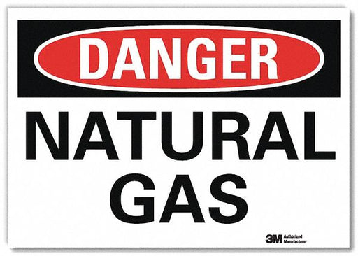 Danger Sign 5 in x 7 in Rflct Sheeting