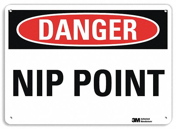 Danger Sign 7 inx10 in Plastic