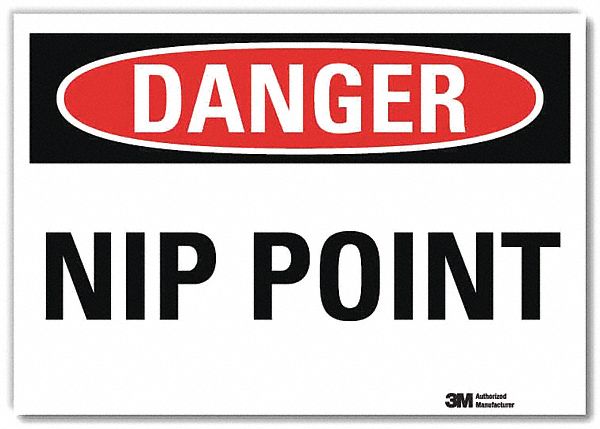 Danger Sign 10 in x 14 in Rflct Sheeting