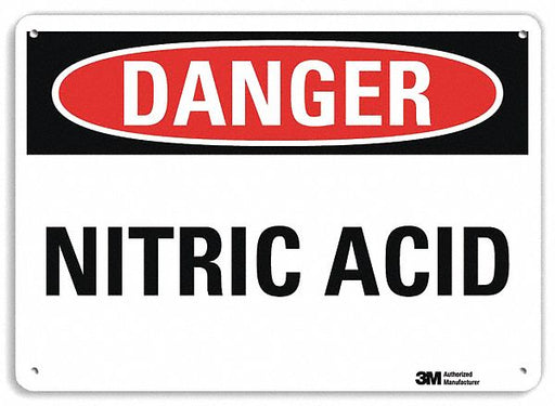 Danger Sign 10 inx14 in Plastic