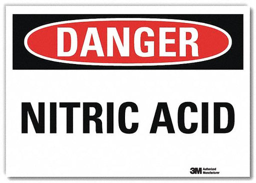 Danger Sign 5 in x 7 in Rflct Sheeting