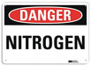 Danger Sign 7 in x 14 in Aluminum