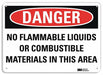 Danger Sign 10 inx14 in Aluminum