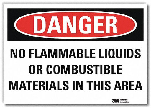 Danger Sign 5inx7in Reflective Sheeting