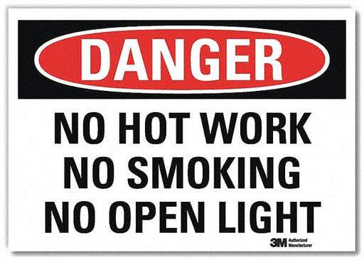 Danger Sign 7 in x 10 in Rflct Sheeting