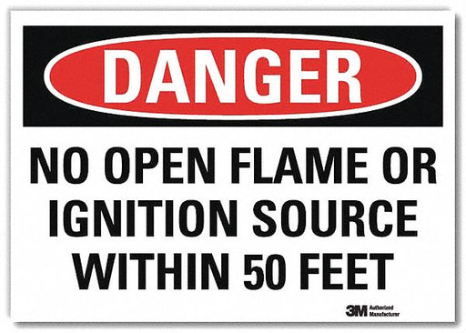 Danger Sign 10inx14in Reflctv Sheeting