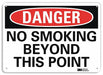 Danger Sign 10 inx14 in Aluminum