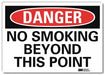 Danger Sign 7 in x 10 in Rflct Sheeting