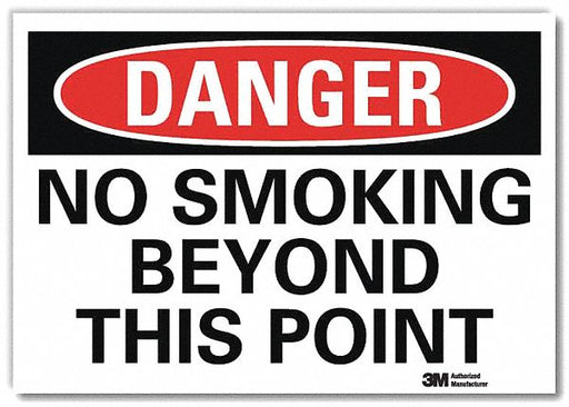 Danger Sign 10 in x 14 in Rflct Sheeting