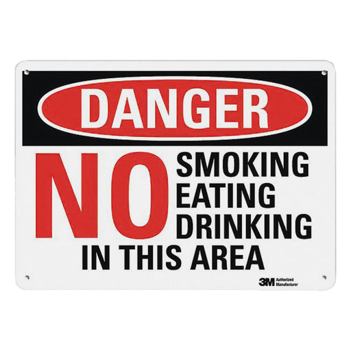 Danger Sign 7 inx10 in Plastic