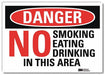 Danger Sign 10inx14in Reflctv Sheeting