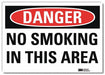 Danger Sign 5 in x 7 in Rflct Sheeting