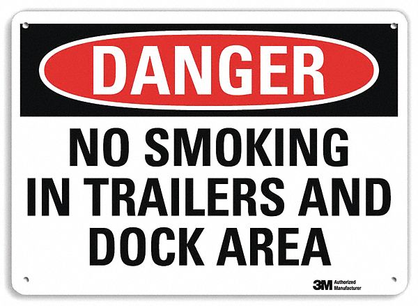 Danger Sign 7 inx10 in Plastic