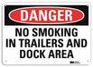 Danger Sign 7 in x 10 in Aluminum